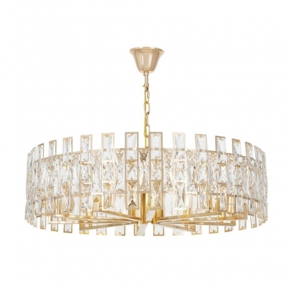 Подвесная люстра Lumina Deco Florina LDP 7041-800 F.GD в современном стиле, цвет золотой