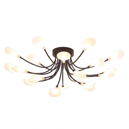 Потолочная люстра Arte Lamp Guimet A7423PL-20BK в современном стиле, цвет белый
