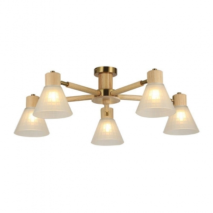 Потолочная люстра Arte Lamp Meleph A4096PL-5BR цвет белый, мощность 300 Вт