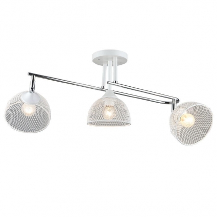 Потолочная люстра Seven Fires Alanis WD3621/3C-WT-CR-WT цвет белый, мощность 180 Вт
