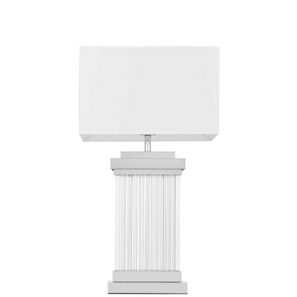 Lumina Deco Настольная лампа Lumina Deco Davos LDT 310 CHR+WT цвет бронза, мощность 60 Вт
