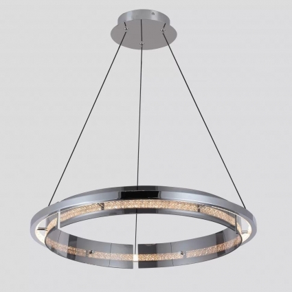 Подвесной светодиодный светильник iLedex Meridian C4716-60 CR в стиле Хай-тек, цвет хром