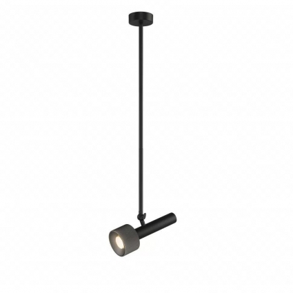 Подвесной светильник iLedex Delta 2361-1 BK+GRP в стиле Хай-тек, цвет графит