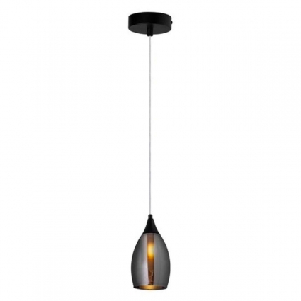 Подвесной светильник Arte Lamp Barry A7951SP-1BK в стиле модерн, цвет дымчатый