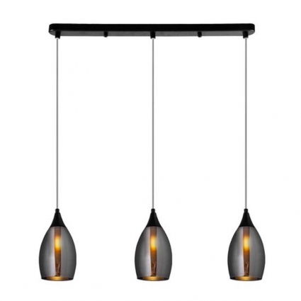 Подвесной светильник Arte Lamp Barry A7951SP-3BK в стиле модерн, цвет дымчатый