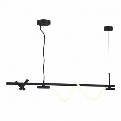 Подвесной светодиодный светильник ST Luce MARLOW SL6118.403.03 в стиле Хай-тек, цвет черный