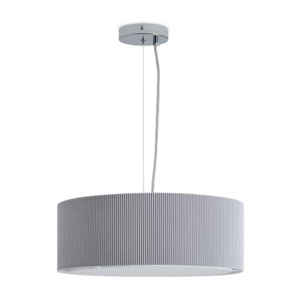 Подвесной светильник Freya Pleating FR5434PL-03GR1 цвет серый, мощность 120 Вт