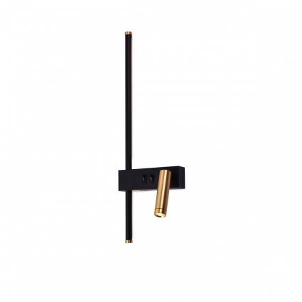 Настенный светодиодный светильник Ambrella light Comfort LineTech FL5209 в стиле Хай-тек, цвет черный