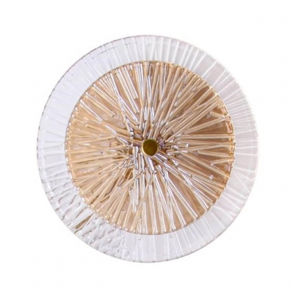 Настенный светодиодный светильник Arte Lamp Ajour A1258AP-1PB в стиле арт-деко, цвет янтарный