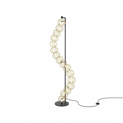 Торшер Maytoni Golden Cage MOD216FL-L38G3K в стиле арт-деко, цвет золотой