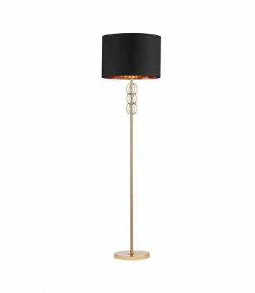 Lumina Deco Торшер Lumina Deco Azzaria LDF 5523 GD+BK в современном стиле, цвет черный