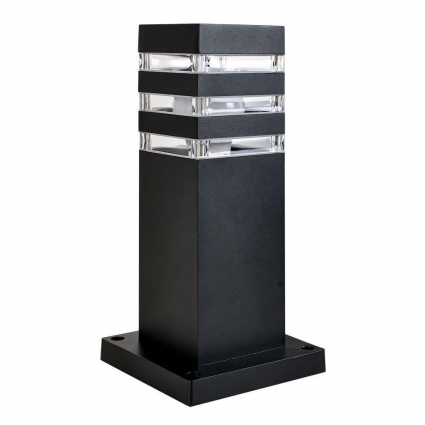 Уличный светильник Arte Lamp Heather A4413FN-1BK в современном стиле, цвет черный