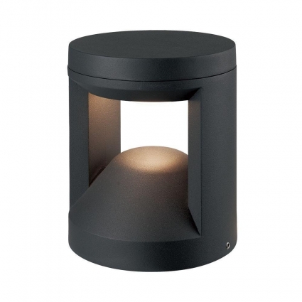 Уличный светодиодный светильник Arte Lamp Istanbul A6471FN-1BK в современном стиле, цвет черный