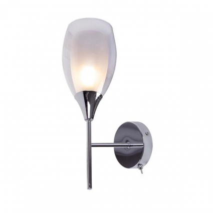 Бра Arte Lamp Barry A7951AP-1CC в стиле модерн, цвет белый, мощность 40 Вт