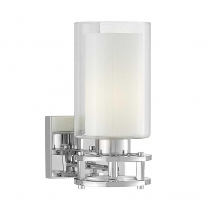 Lumina Deco Бра Lumina Deco Marietta LDW 8025-1 CHR+WT в современном стиле, цвет хром