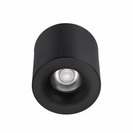Потолочный светодиодный светильник iLedex Metrica 108-7W-D80-3000K-24DG-BK в стиле Хай-тек, цвет черный