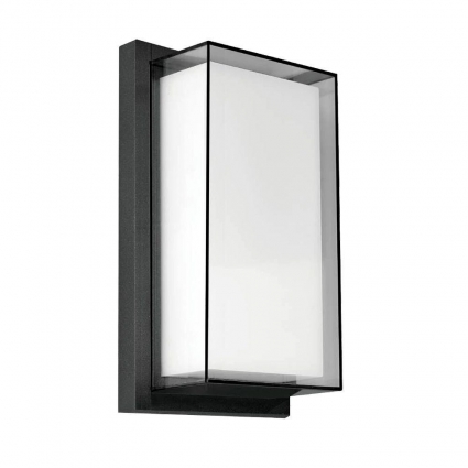 Уличный настенный светодиодный светильник Arte Lamp Menkar A1331AL-1BK в современном стиле, цвет белый