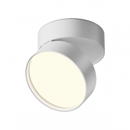 Светодиодный спот Maytoni Onda C024CL-18W4K-W-1 в стиле Хай-тек, цвет белый