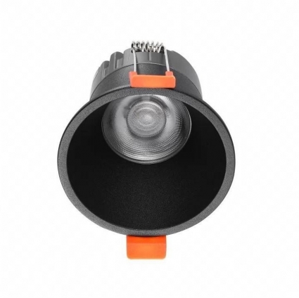 Встраиваемый светодиодный светильник iLedex Mars 207-7W-D75-3000K-24DG-BK в стиле Хай-тек, цвет черный