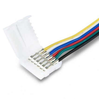 Ambrella light Коннектор гибкий Ambrella Illumination LED Strip для светодиодной ленты 5050 (5шт) GS7851 цвет белый