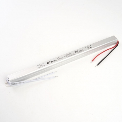 Блок питания для светодиодной ленты Feron LB001 24V 72W IP20 3A 48741 цвет серый