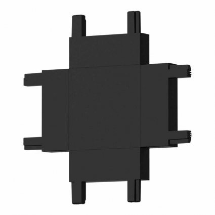 Соединитель X-образный ST Luce SKYFLAT ST067.409.13 в стиле Хай-тек, цвет черный
