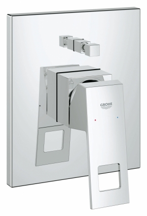 Смеситель Grohe Eurocube для ванны с душем, однорычажный, хром