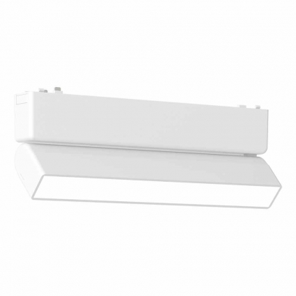 Трековый светодиодный светильник для магнитного шинопровода ST Luce SKYFLAT ST676.536.10 в стиле Хай-тек, цвет белый