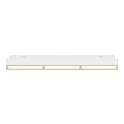 Трековый светодиодный светильник Maytoni Technical Magnetic Exility Parete TR106-2-18W3K-W в современном стиле, цвет белый