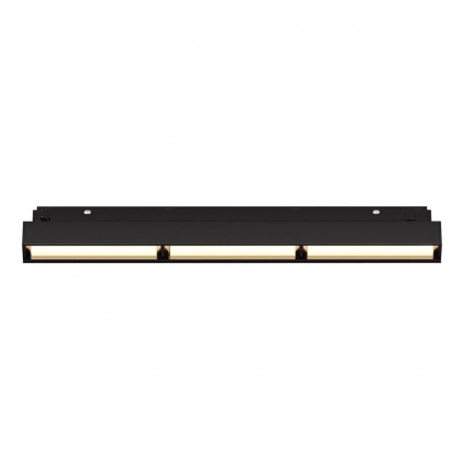 Трековый светодиодный светильник Maytoni Technical Magnetic Exility Parete TR106-2-18W3K-B в современном стиле, цвет черный