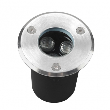 Ландшафтный светодиодный светильник Arte Lamp Piazza A6103IN-1SS в современном стиле, цвет черный