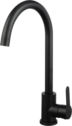 Смеситель для кухни WesnaArt Eko EKO05-110 черный однорычажный, длина излива 20.5 см