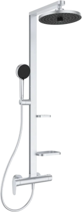 Душевая стойка Ideal Standard Alu+ BD584SI, silver, цвет серебро, штанга 111.3 см