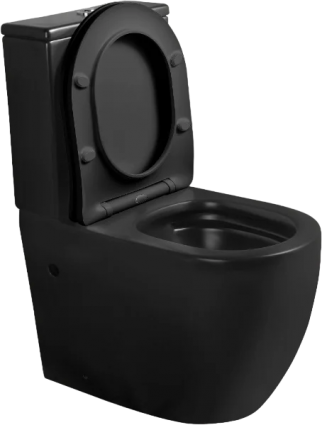 Унитаз-компакт Cerutti SPA Ortler CT9866 черный, 37x60.5 см