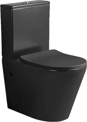 Унитаз-компакт Cerutti SPA Sella CT9865 черный, 37x60.5 см