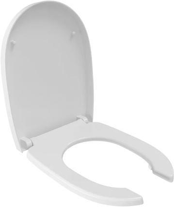 Крышка-сиденье Bocchi Care&Confort A0324-001 с микролифтом, глянцевая белая, овальная