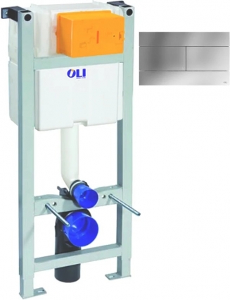 Система инсталляции для унитазов OLI Expert Evo/Speed с кнопкой смыва Slim, 40x29x88 см