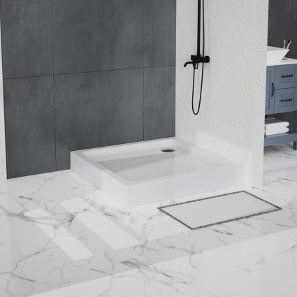 Поддон для душа BelBagno TRAY-BB-A-100-15-W квадратный, средний