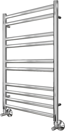 Полотенцесушитель водяной Акватек Оберон П10 50x80 хром лесенка