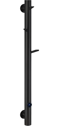 Полотенцесушитель электрический Boheme Uno 724 150x20, черный, I-образный