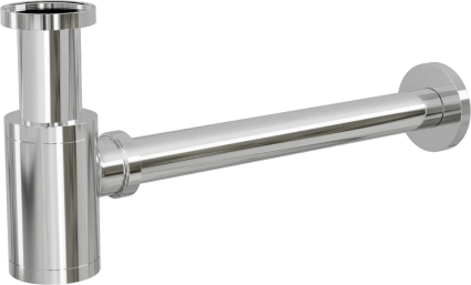 Сифон для раковины D&K DC9074 хром выпуск боковой