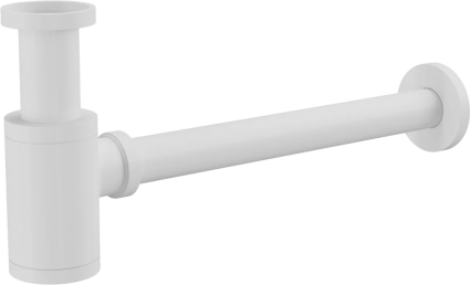 Сифон для раковины D&K DC907416 белый выпуск боковой