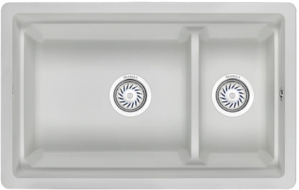 Мойка кухонная Granula Kitchen Space KS-7304U арктик матовая, прямоугольная, 73x45.5 см