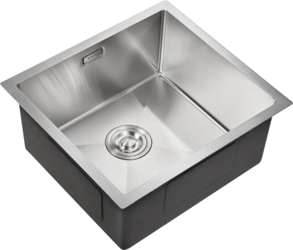 Мойка кухонная Milacio Steel Denia 48 MC.77440 сталь нержавеющая матовая, прямоугольная, 48x44 см