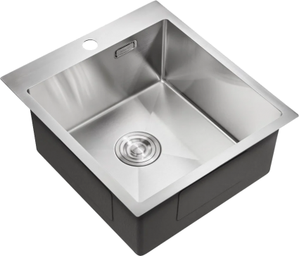 Мойка кухонная Milacio Steel Denia 46 MC.77470 сталь нержавеющая матовая, прямоугольная, 46x51 см