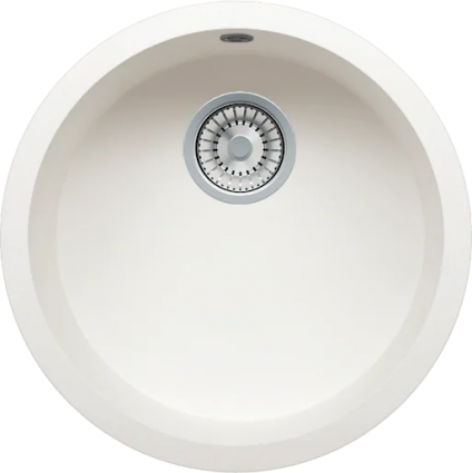 Мойка кухонная Tolero Classic R-104 туман матовая, круглая, 43.5x43.5 см