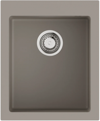 Мойка кухонная Omoikiri Bosen 41A-GR leningrad grey матовая, прямоугольная, 41x50 см