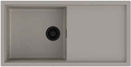 Мойка кухонная Omoikiri Sintesi 100 leningrad grey матовая, прямоугольная, 100x50 см