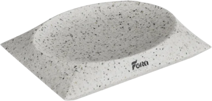 Мыльница Fora Volcano FOR-VOL036 цвет серый, настольная