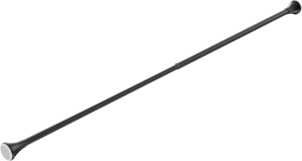 Телескопический карниз Tokito TOK-240BLK 240 см, черный в современном стиле